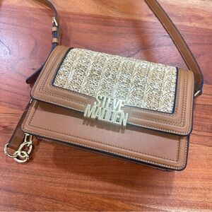 Steve Madden Wicker Crossbody Bag